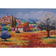 "Village et Olivier en Provence " TOUT STRASS